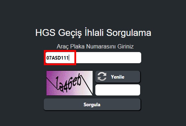 HGS Borç Sorgulama İşlemi Nasıl Yapılır?